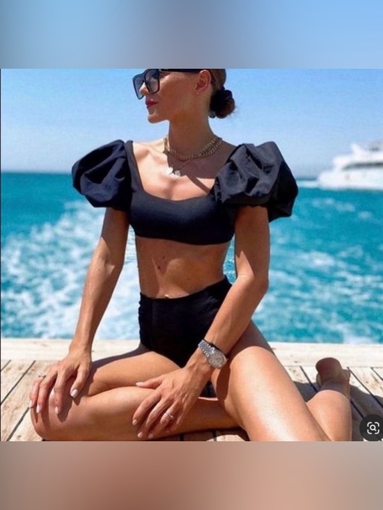 Zara Other - Zara Puff Sleeve Swim Top - NWT